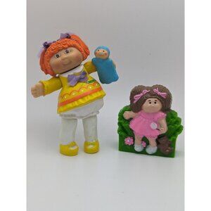 Lot of 2 VTG Cabbage Patch Kids 3.5" Poseable Figure 1984 & Pencil Sharpener